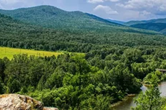 Республика Хакасия, долина реки Белый Июс