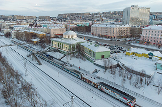 Мурманская область, железнодорожный вокзал Мурманска